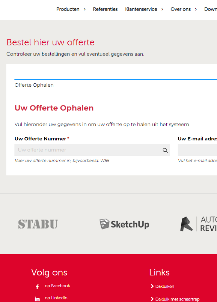 Staka dakluiken configurator